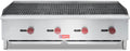 WESTLAKE 48'W Commercial Charbroiler Gas Countertop 4 Burner Natural Gas and Propane 120,000 BTU Char Broiler Stainless Steel BBQ Stove Grill for Restaurants