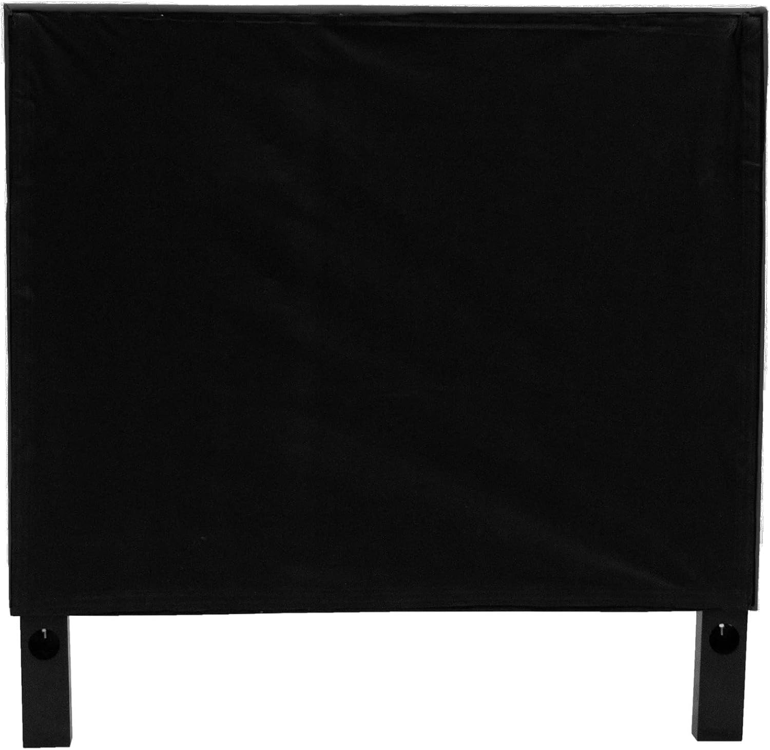 Poundex PDEX-F9415T PU Upholstered Platform Bed, Twin, Black