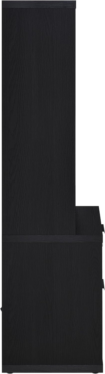Coaster Home Furnishings Westpark 3-Piece Queen Bedroom Set Bookcase Headboard Black 315851Q-SET
