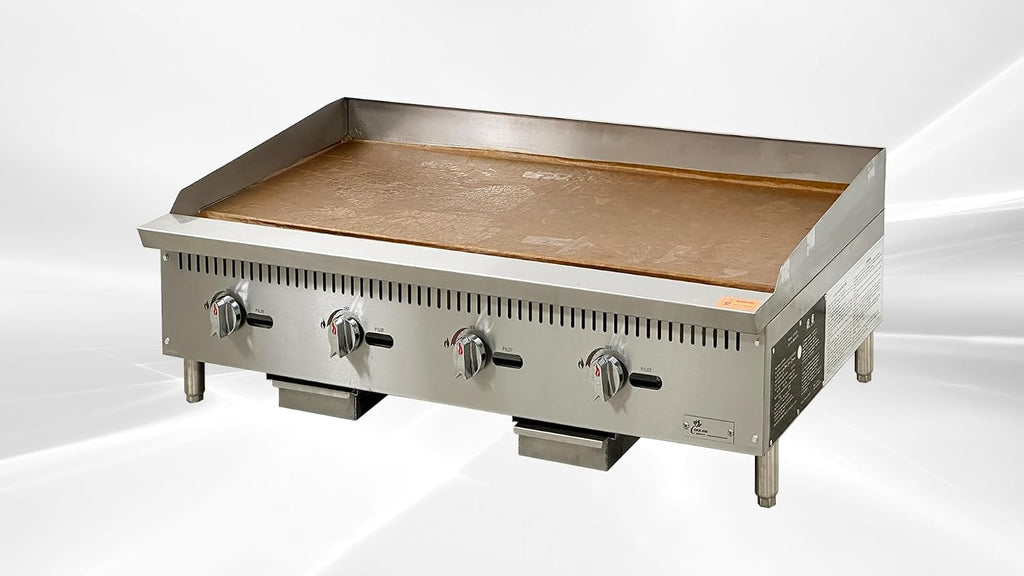 Commercial Gas Griddle ETL Flat Top Grill Stove Propane LP Natural Gas, 48'