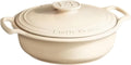 Emile Henry Made in France SUBLIME Ceramic Braiser 4Qt|Crème