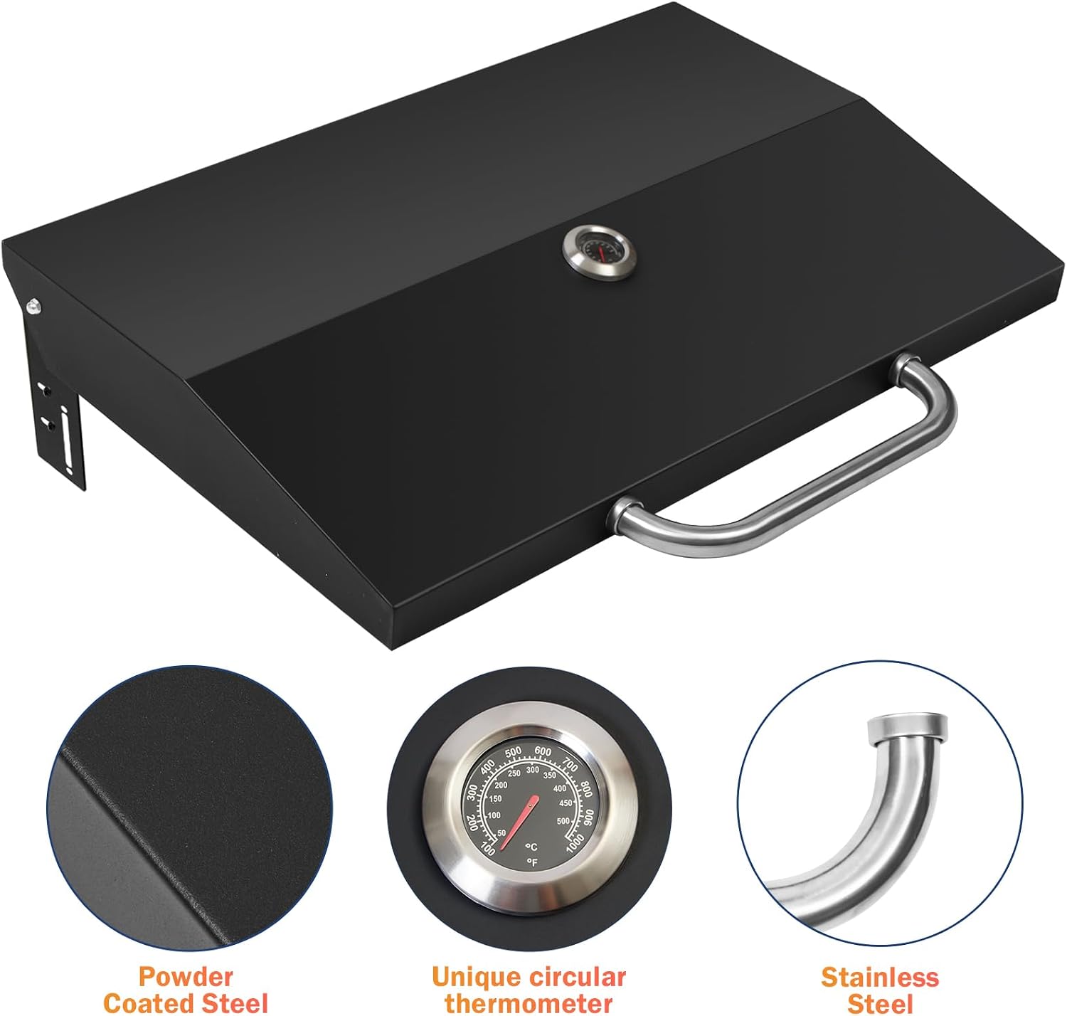with Thermometer Griddle Lid for Blackstone 28 Inch Griddle, Upgrade for Blackstone Griddle Cover 28' 1517 1605 1853 1856 1839 2145 1803 1885 1983 1924 2094 Griddle Cover
