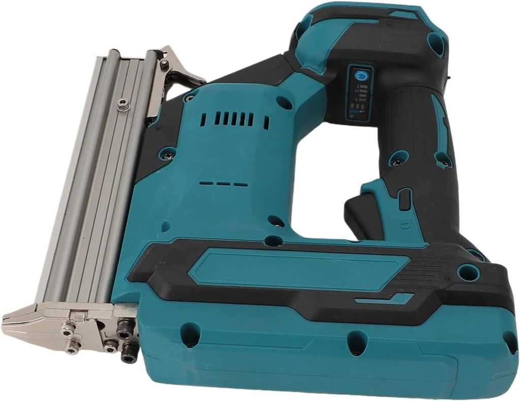 Pneumatic Power Nailer Decorative Tool Cordless Nailer for BL1850 18V Lithium Battery Powered Staple Gun Depth Adjustment Impact Drive Automatic Stapler
