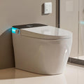 Smart Toilet with Elongated Heated Seat, Foot Sensor, Dual Auto Flush, One Piece Toilet for Bathroom, Electric Tankless Toilets with Night Light, LED Display & 1000g MaP Flush, 0.8/1.2 GPF