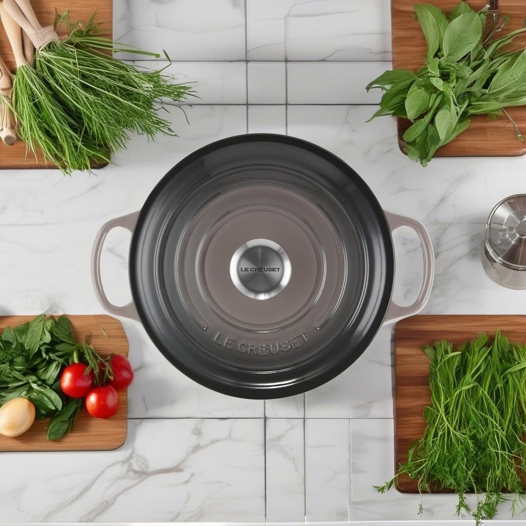 Le Creuset Enameled Cast Iron Signature Sauteuse Oven, 3.5 qt., Oyster