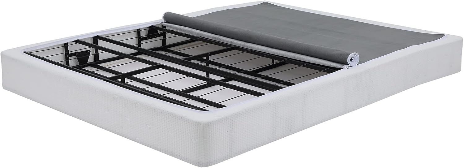 Hercules Instant Folding Mattress Foundation High Profile 7.5-Inch Box Spring Replacement, King