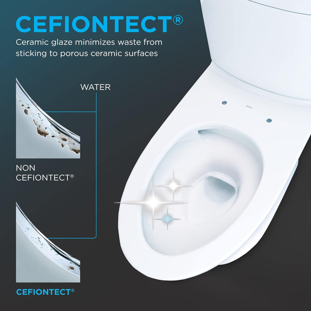 TOTO® WASHLET®+ AP Wall-Hung Elongated Toilet and WASHLET S5 and DuoFit® In-Wall 0.9 and 1.28 GPF Dual-Flush Tank System, Matte Silver - CWT4263446CMFG#MS