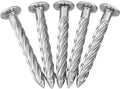 Masonry nails,wall nails, 304 stainless steel nail, galvanized solid nail,(8 * 60mm304 Material (170 Pieces))