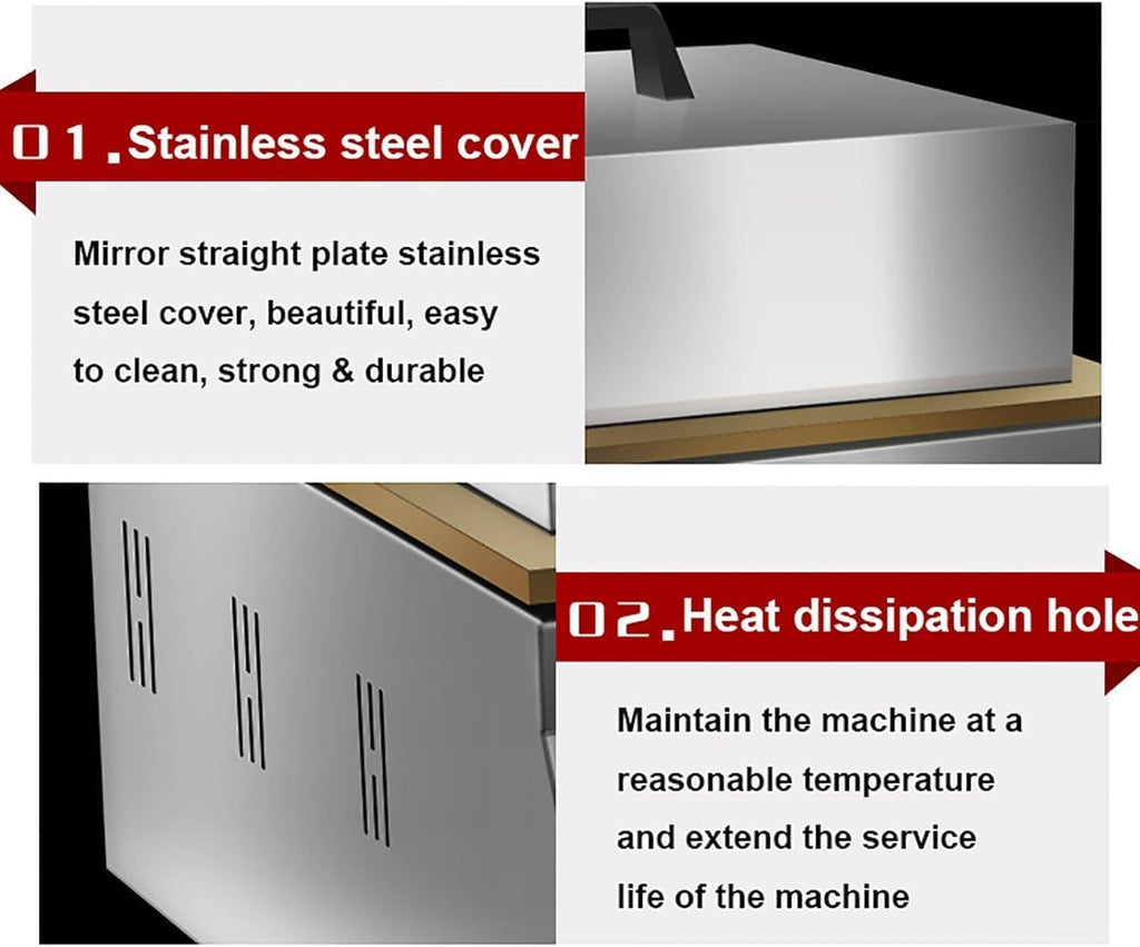 Electric Griddle,Commercial Electric Souffle Machine,Dorayaki Pancake Souffle Maker Machine,Temperature Range: 50-250℃