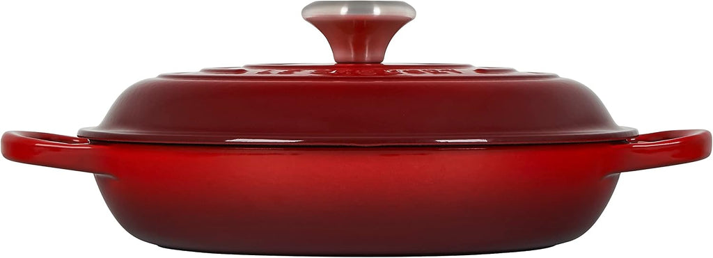 Le Creuset Enameled Cast Iron Signature Braiser, 2.25 qt., Cerise