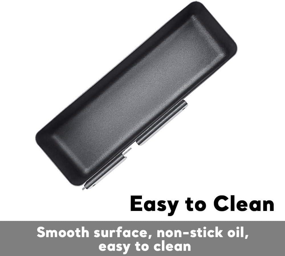 Uniflasy Fry Griddle Top for Camp Chef 2 burner Stove, 14'x32' FlatTop Gas Grill StoveTop Accessories Grease Catcher Pan for Camp Chef Stove Griddles,Grill Collection Pan for SG60 SG90 SG100
