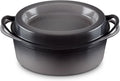 Le Creuset Enameled Cast Iron Traditional Oval Doufeu, 7.25 qt., Oyster