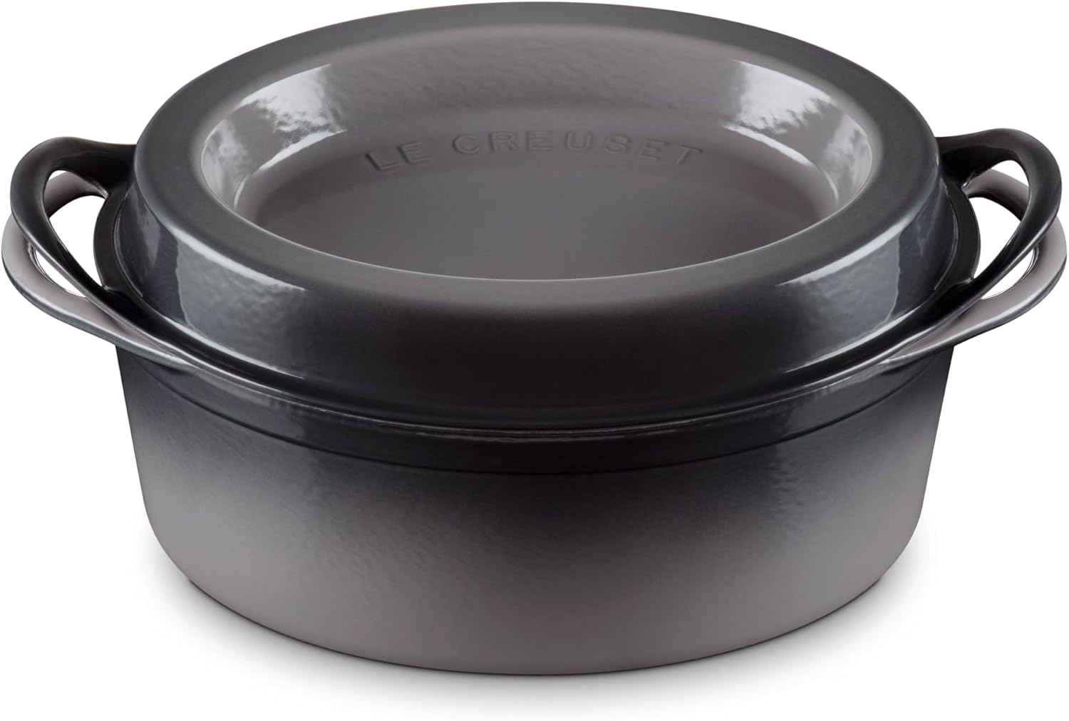 Le Creuset Enameled Cast Iron Traditional Oval Doufeu, 7.25 qt., Oyster