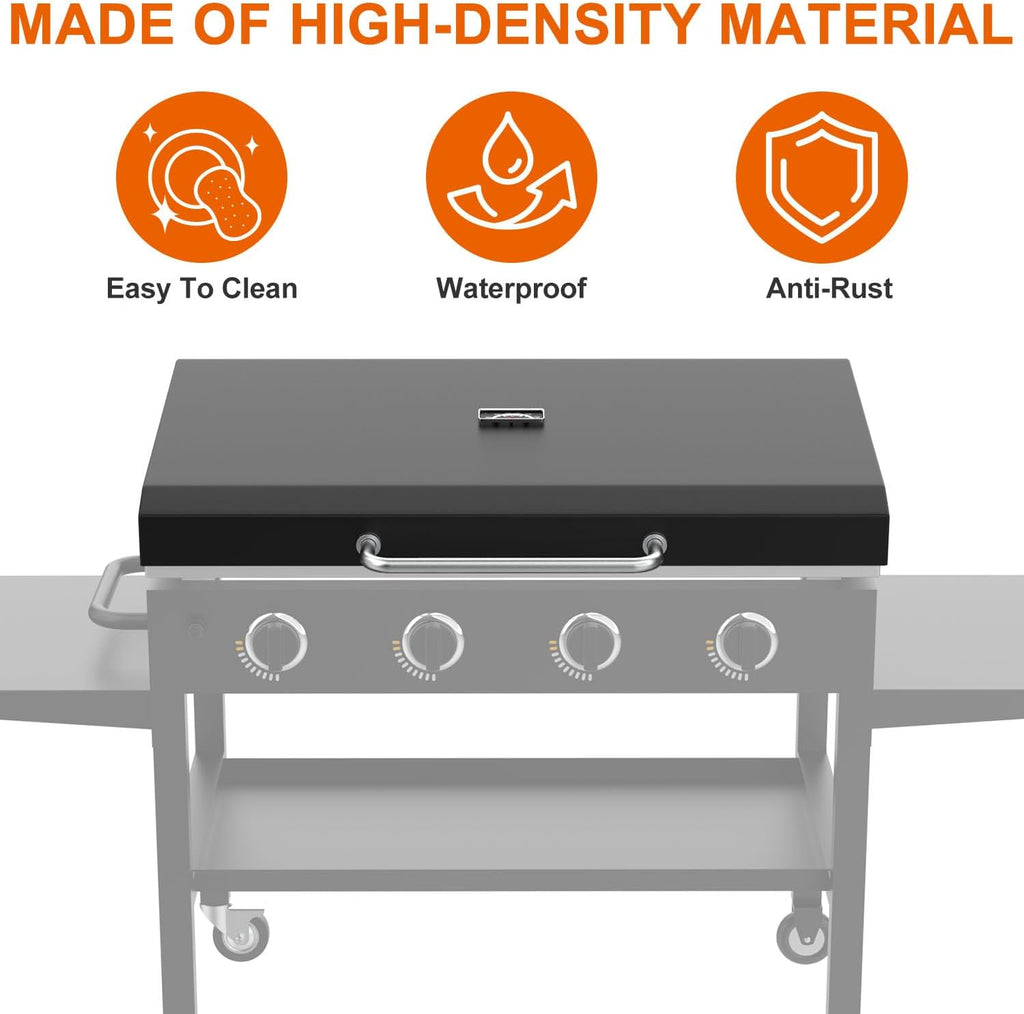 Upgraded Hinged Lid for Blackstone 36 inch Griddle 1554 1863 1825 1818 1565 1560 2149 1841 1866 2122, Hard Cover Hood for Blackstone 36' Griddle, Universal Lid for Most Brand 36-Inch Griddles