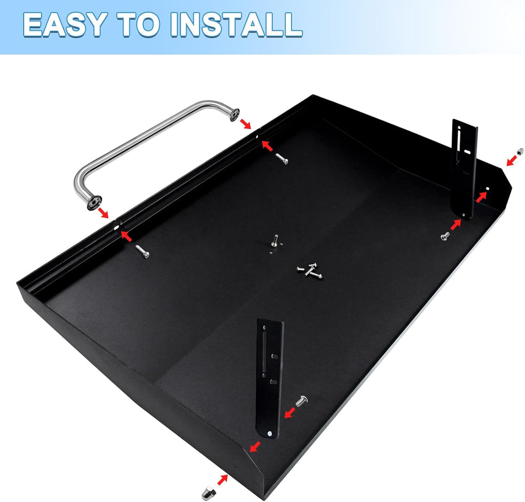 Hinged Lid For 36 Inch Blackstone Griddle Top, Blackstone 1554, 1825, 1863, 2149, 1866, 2151, 1899, 1565, 1836, 1841, 2122 Grill Cover with Thermometer, 36in Blackstone Griddle Lid Hard Cover.