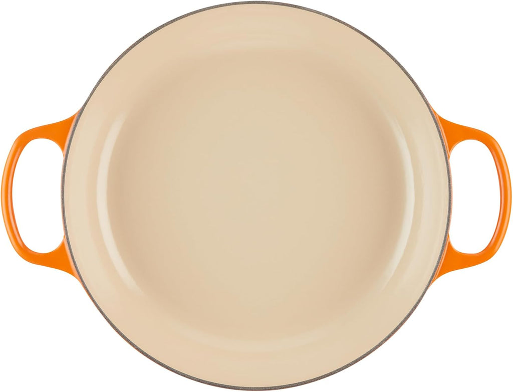 Le Creuset Enameled Cast Iron Signature Braiser, 3.5 qt., Flame