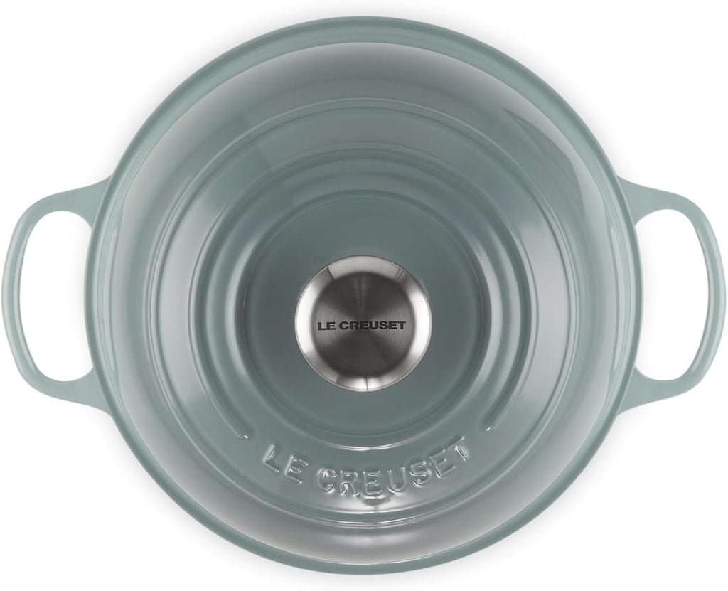 Le Creuset Enameled Cast Iron Signature Round Bread Oven, 9.5 inch, Sea Salt