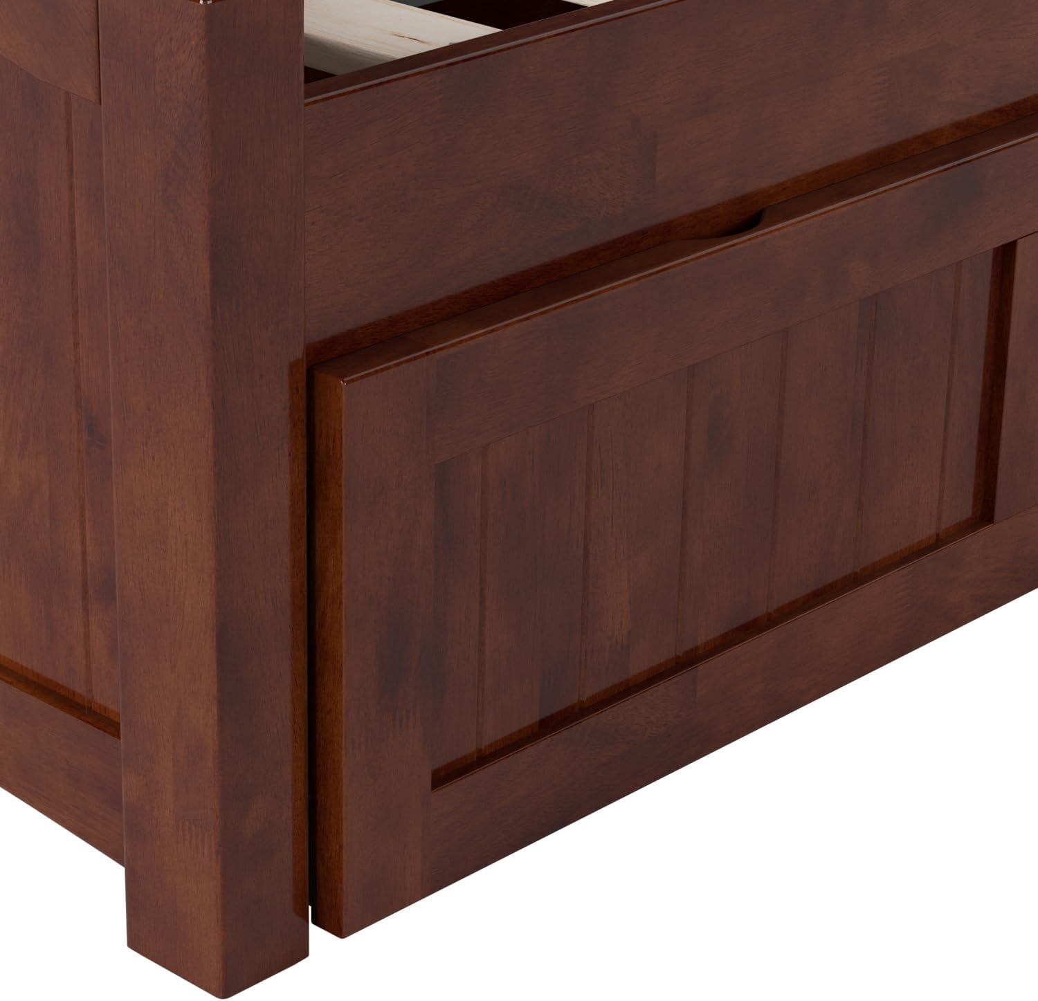 AFI Cambridge Twin Wood Daybed with Set of 2 Drawers in Walnut