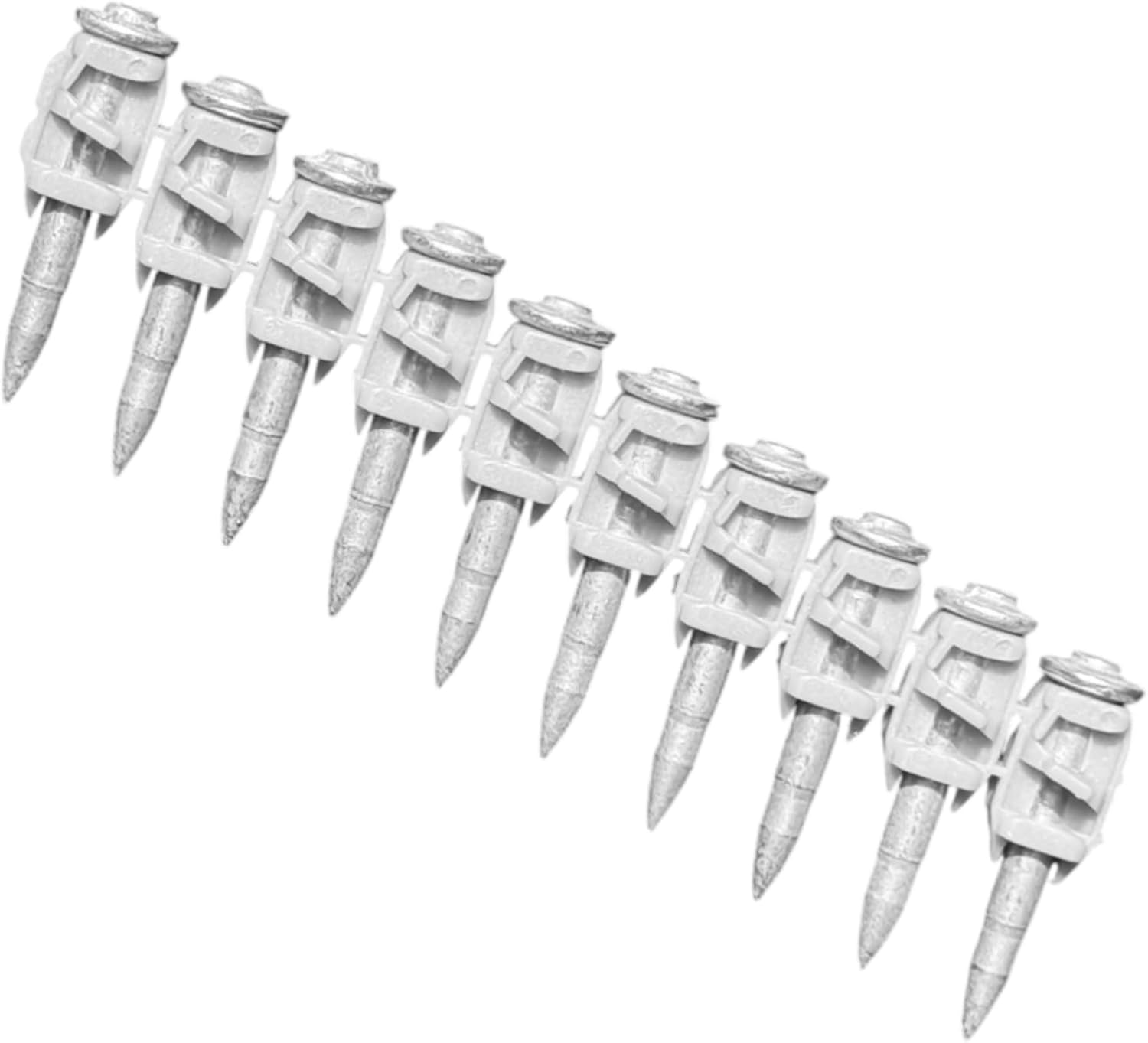 1-1/16'' Concrete Nails Compatible With Hilti BX4-1,000 Count Flat Head Shoot-Drive Nails with 20µm Galvanized Zinc Coating - Heavy-Duty Construction Fasteners for Commercial & Residential Projects