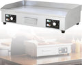 Commercial Electric Griddle, 1600W Countertop Flat Top Griddle, Flat Top Grill Countertop, Fast Heating Up, 4 Foot Pads, for Meat and Pancakes 66 * 47 * 22CM