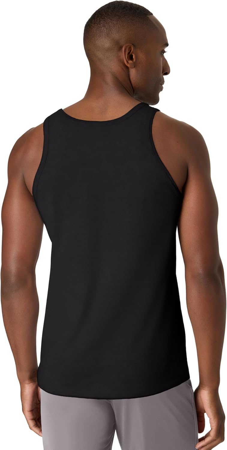 Hanes Men's Performance Tank, X-Temp Moisture-Wicking Tank Top, Solid Colors, 2-Pack