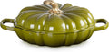 Le Creuset Enameled Cast Iron Signature Pumpkin Braiser, 2.75 qt., Olive