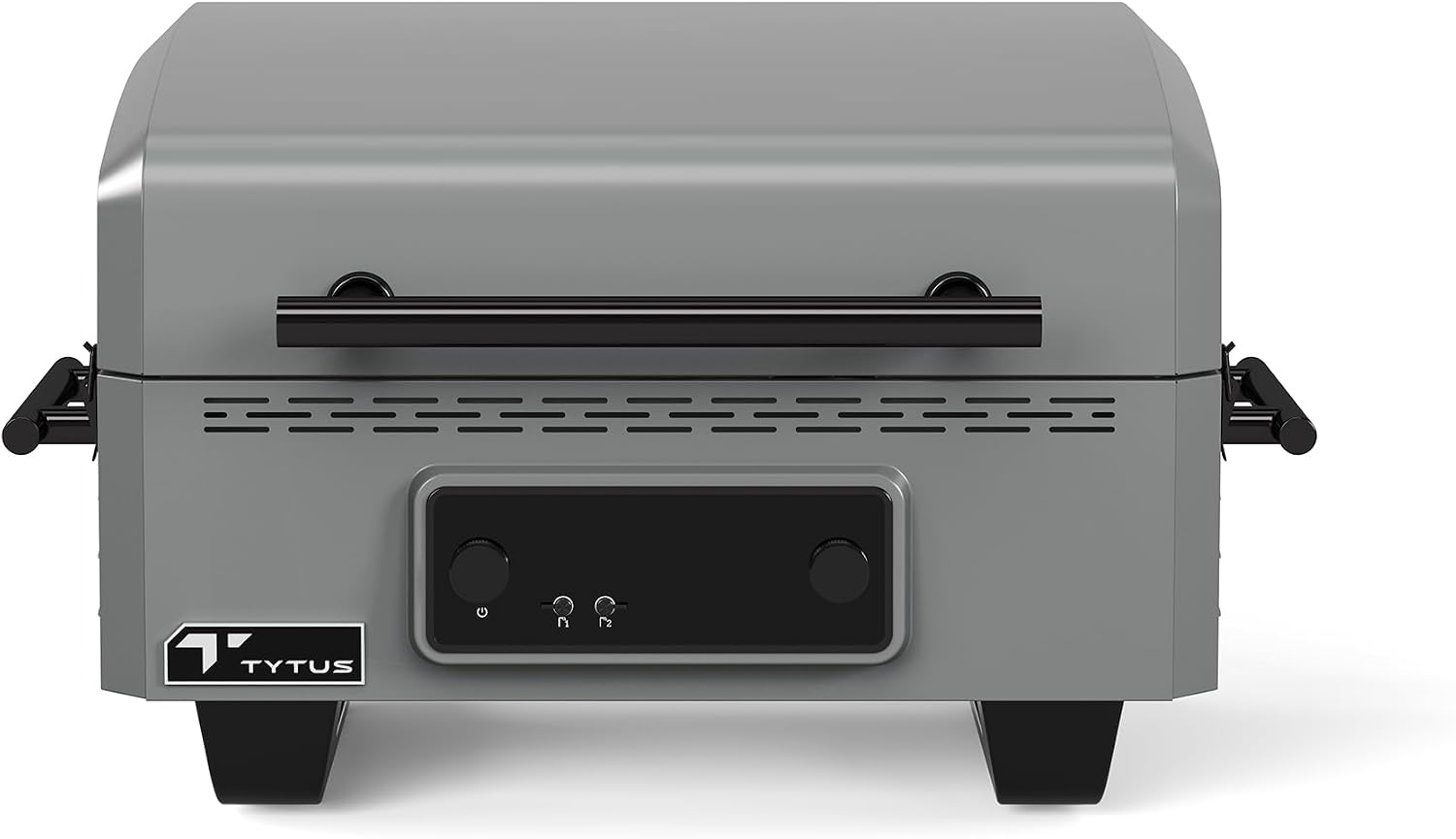 TYTUS Tabletop Electric Grill & Griddle Combo with 318 Sq. In Cooking Area, Dual-Sided Aluminum Plates, up to 500F, LCD Display with 2 Temp Probes