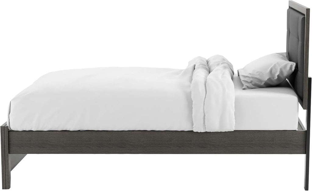Furniture of America Livorn 3-Piece Gray Wood Bedroom Set - Twin + 2 Nightstands