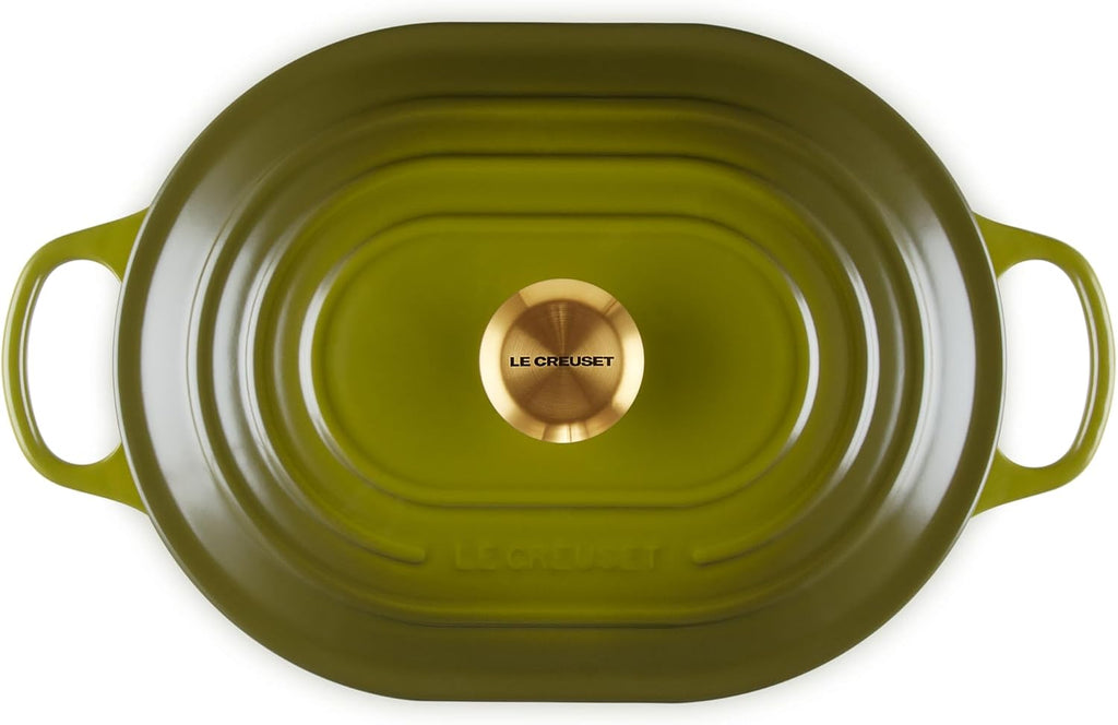 Le Creuset Enameled Cast Iron Signature Oval Casserole, 3.75 qt., Olive