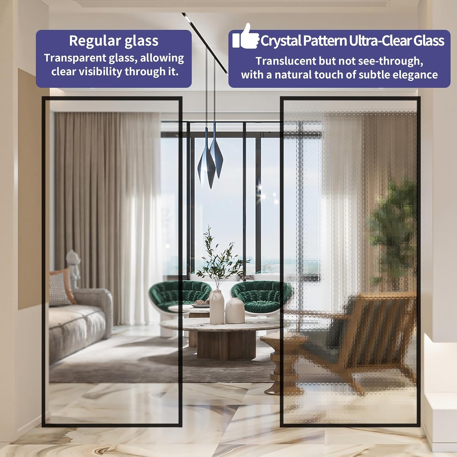 Dimaris Shower Door 30' X 78' Tempered Fluted Glass Framed Shower Screen Shower Glass Panel for Walk-in Bathroom Shower, Matte Black Finish (Crystal Matte Black, 30 * 78)