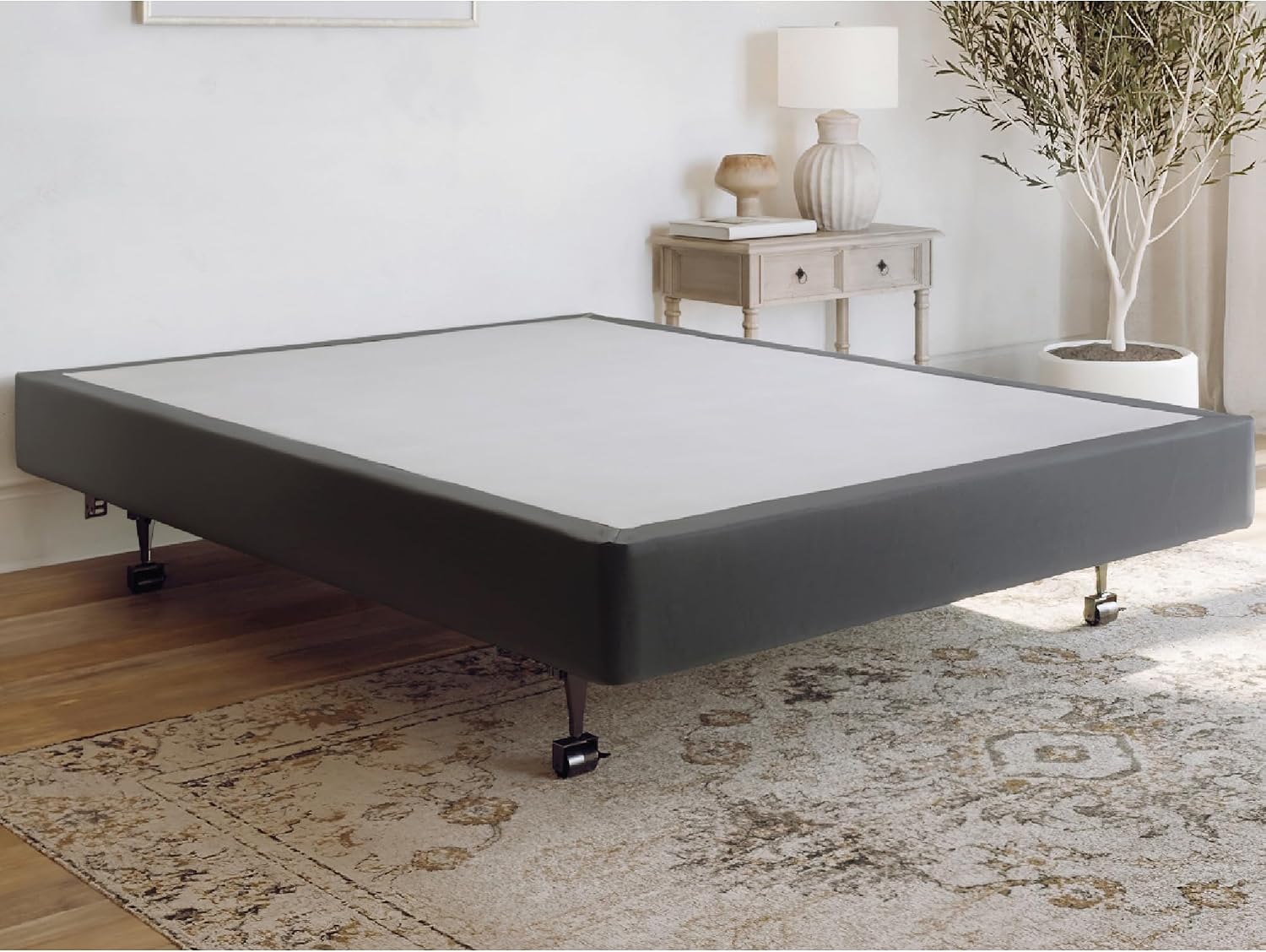 Hercules 8 Inch High Profile Foundation Mattress Box Spring Replacement, Full