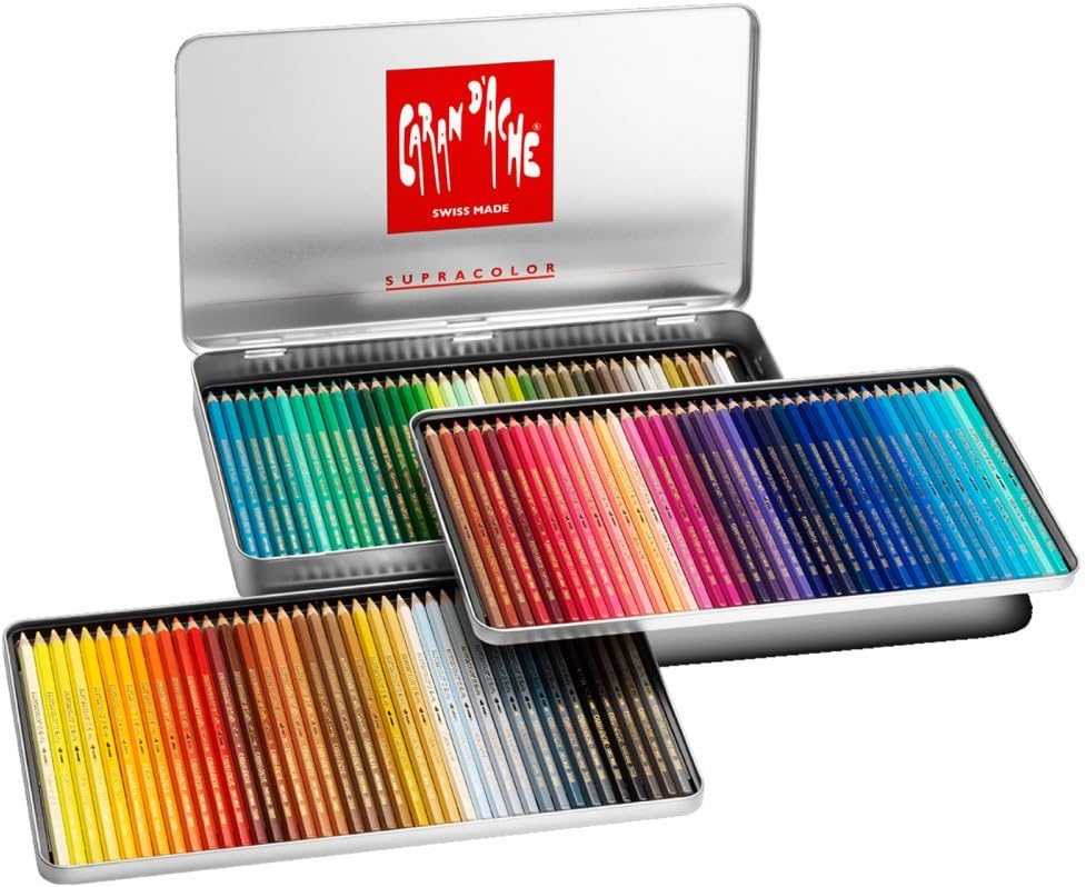 Caran D'ache Supracolor Pencil Set, 120/Tin (J3888420)