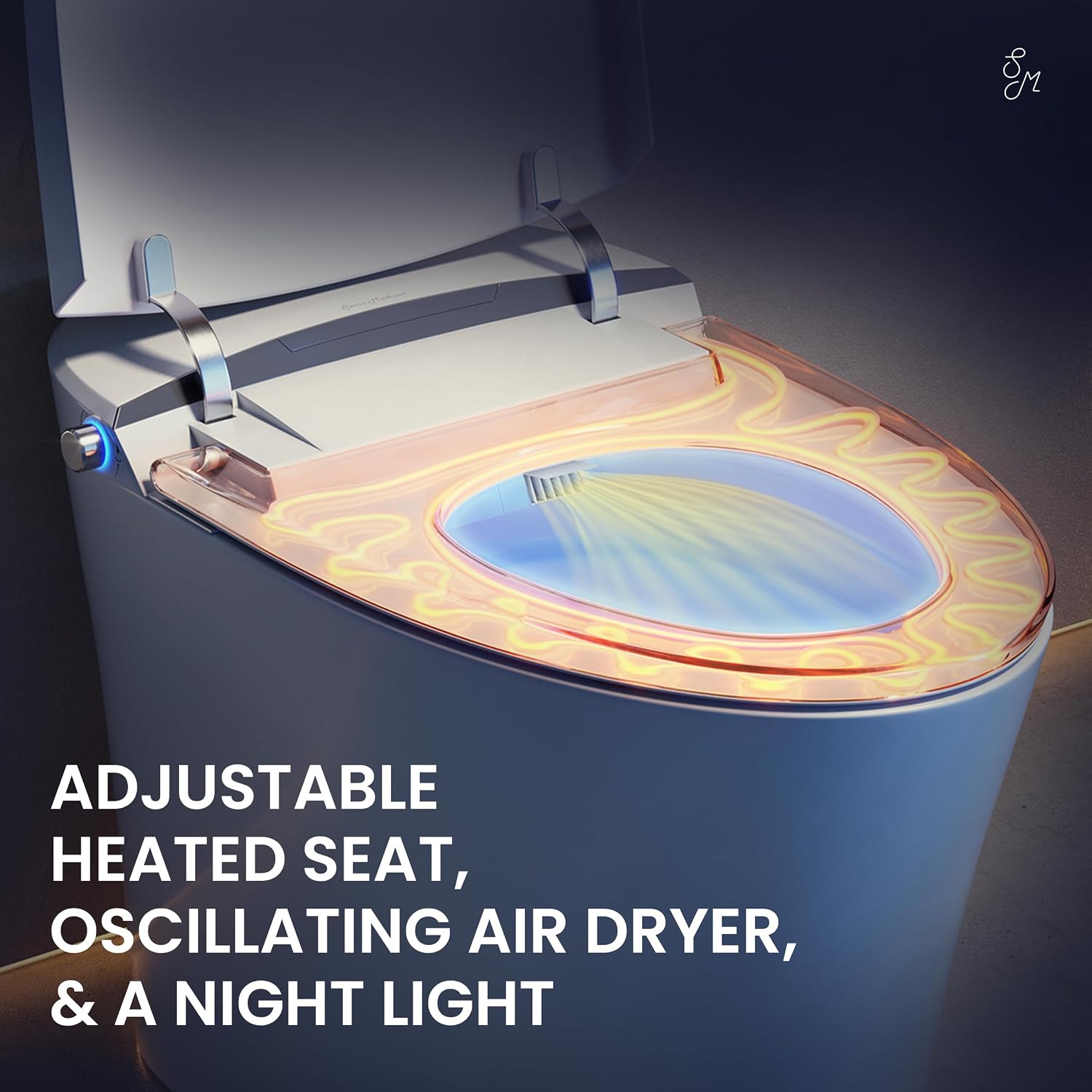 Swiss Madison Avancer SM-ST060 Smart Toilet One Piece Tankless Toilet with Bidet Built in, Touchless Vortex™ Dual-Flush 1.1/1.6 gpf