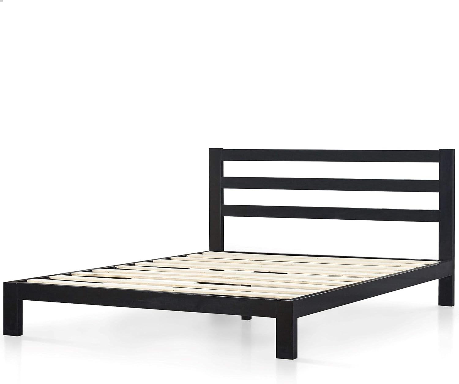 Zinus Arnav Metal Platform Bed Frame with Headboard/Wood Slat Support/No Box Spring Needed/Easy Assembly, Full