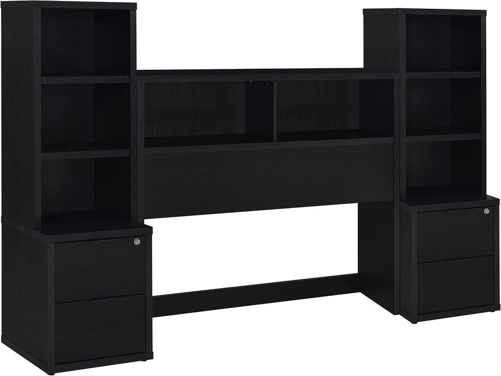 Coaster Home Furnishings Westpark 3-Piece Full Bedroom Set Bookcase Headboard Black 315851F-SET