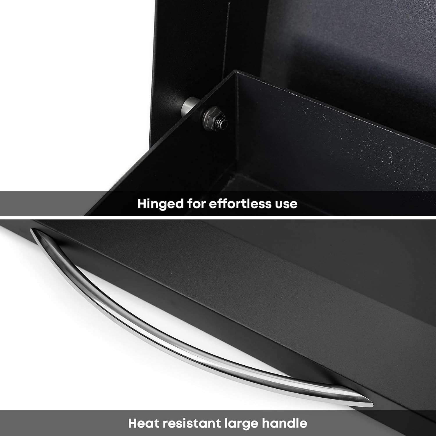 Stanbroil Hinged Lid for Blackstone 36 Inch Griddle, Powder Coated Steel Griddle Lid, Hard Cover for Blackstone 1825 1836 1863 1818 1565 1830 1841