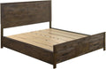 Coaster Home Furnishings Woodmont Farmhouse 4-Piece Bedroom Set California King Size Storage Panel Bed Frame 54-inch Headboard Rustic Golden Brown 222631KW-S4