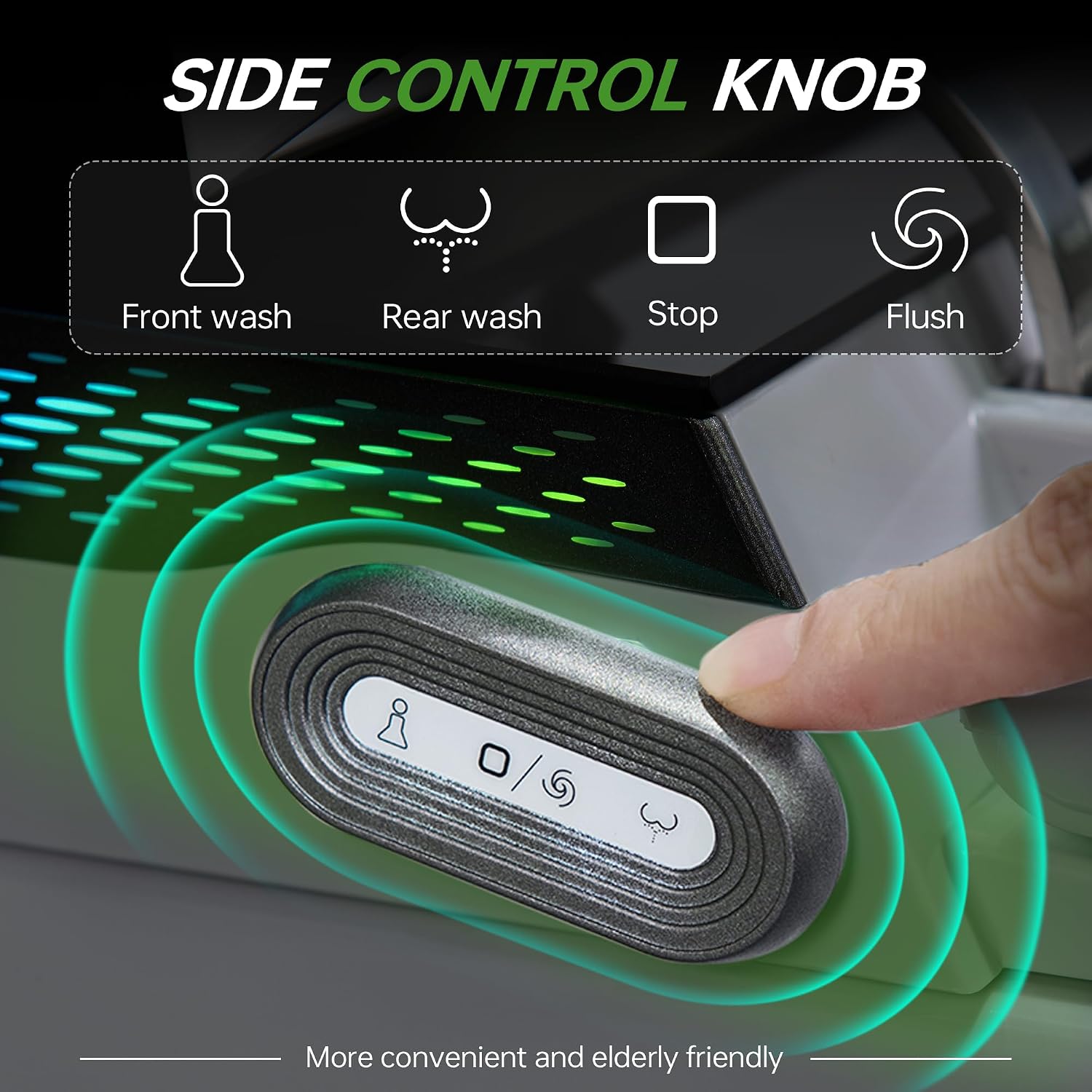 WOODBRIDGE Bidet Smart Toilet with Ultra-quiet&Quick Flush,1000g MaP Flush Score,Foam Shield,ADA Comfort Height,Auto Open/Close,Blackout Flush,Ambient Light,Heated Seat with Fragrance System,GT076