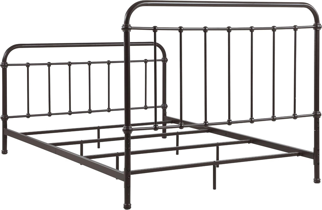 Coaster Home Furnishings Livingston Transitional Wood Queen Size Open Frame Bed Frame 52-inch Headboard Dark Bronze 300399Q
