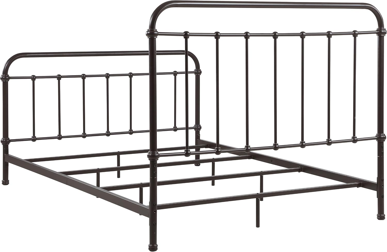 Coaster Home Furnishings Livingston Transitional Wood Queen Size Open Frame Bed Frame 52-inch Headboard Dark Bronze 300399Q