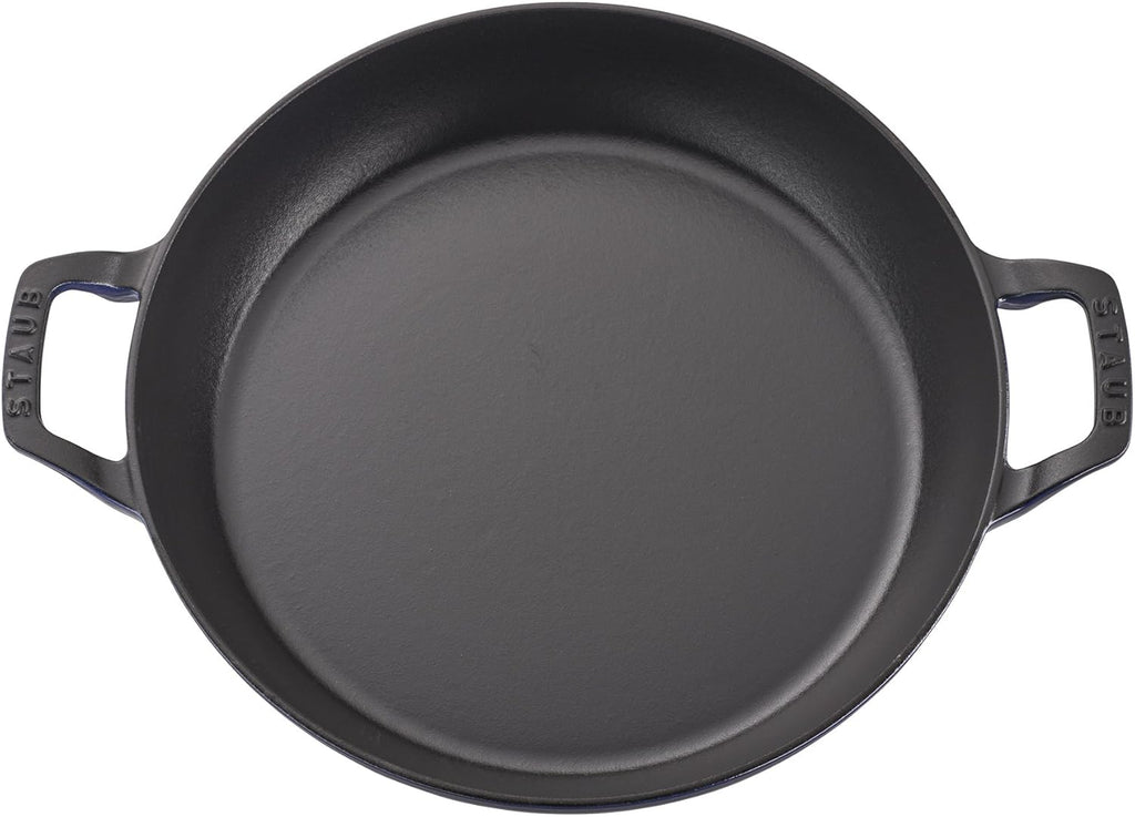 Staub Cast Iron 3.5-qt Braiser with Glass Lid - Dark Blue