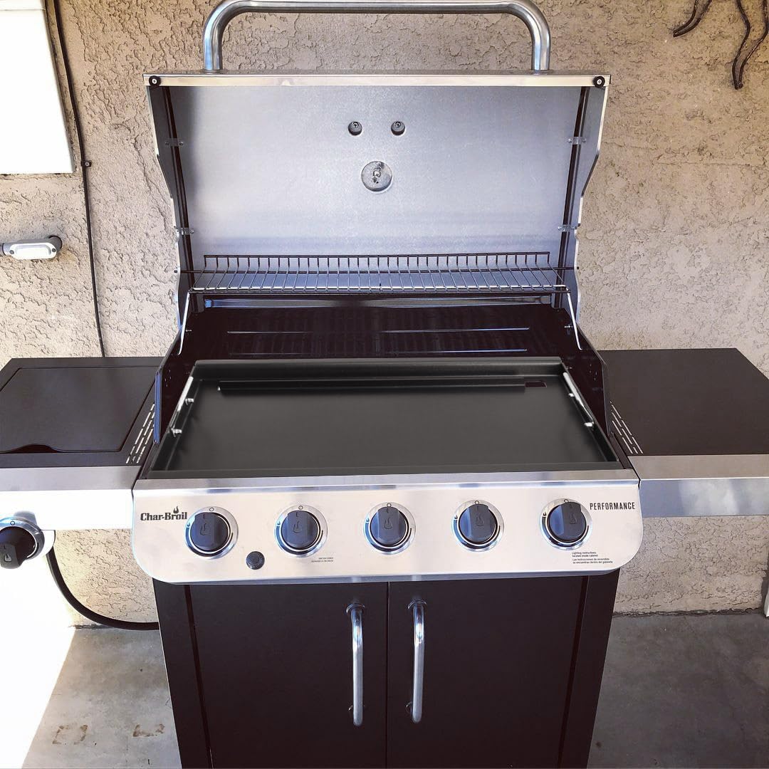 Full-Size Griddle Inserts for Charbroil Performance 5 Burner, Flat Top Griddle for Charbroil Grill 463275517 463243518 463243519 463275717 463372017 463348017, Replace for G470-0002-W1 G470-0003-W1