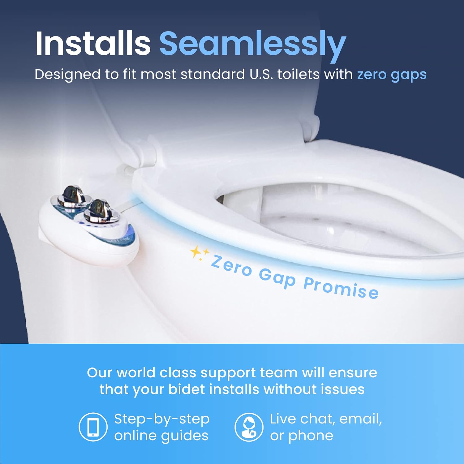TOTO SW3036R#01 WASHLET K300 Electronic Bidet Toilet Seat & LUXE Bidet NEO 120 - Self-Cleaning Nozzle