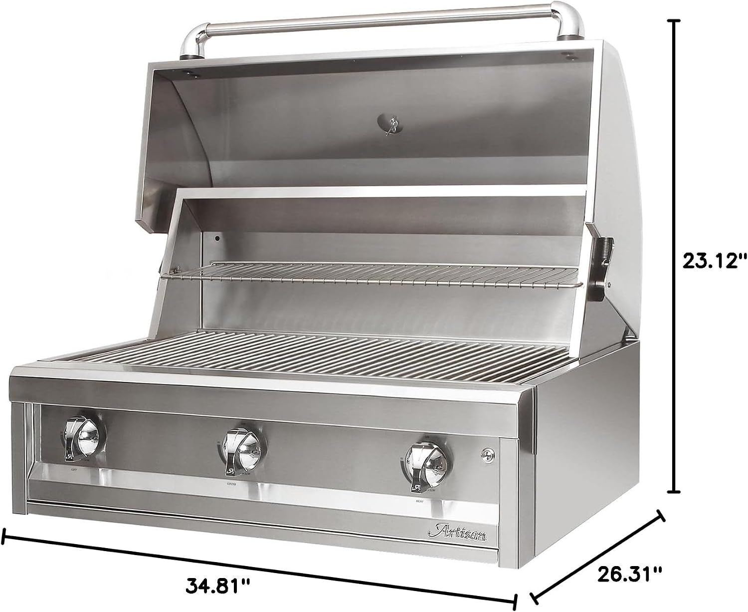 Artisan American Eagle Series 36-Inch Built-In Gas Grill, Propane (AAEP-36-LP)