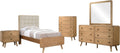 Coaster Home Furnishings Robyn 5-Piece Twin Bedroom Set Light Ash