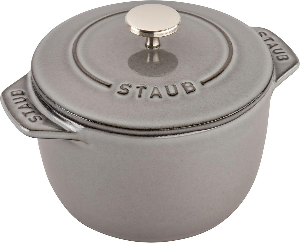 Staub Cast Iron 0.75-qt Petite French Oven - Graphite Grey