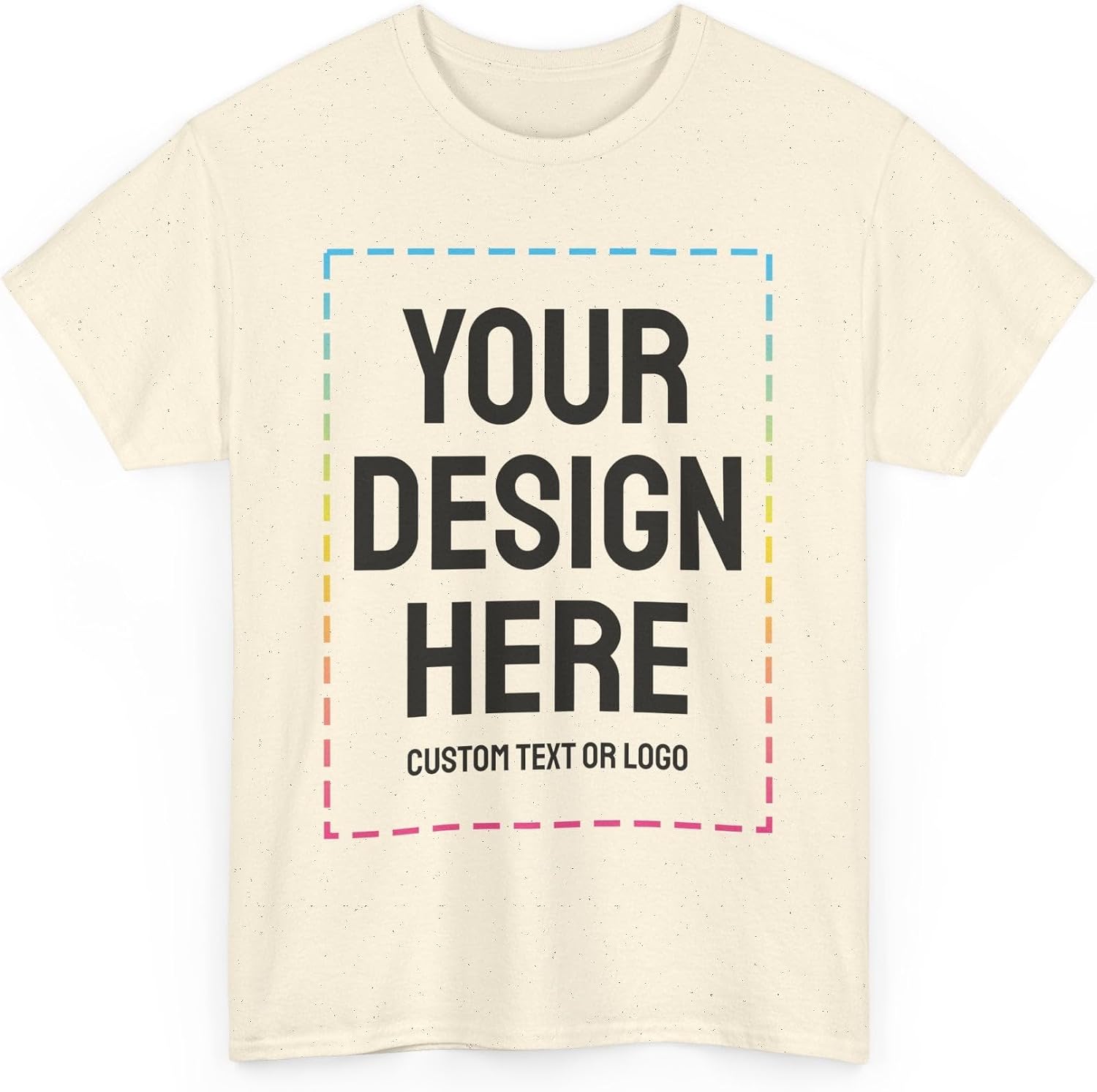 Custom T-Shirts - Personalized, Customized Cotton Tees - Create Your Own with Photo, Text, Name or Logo for Men and Women