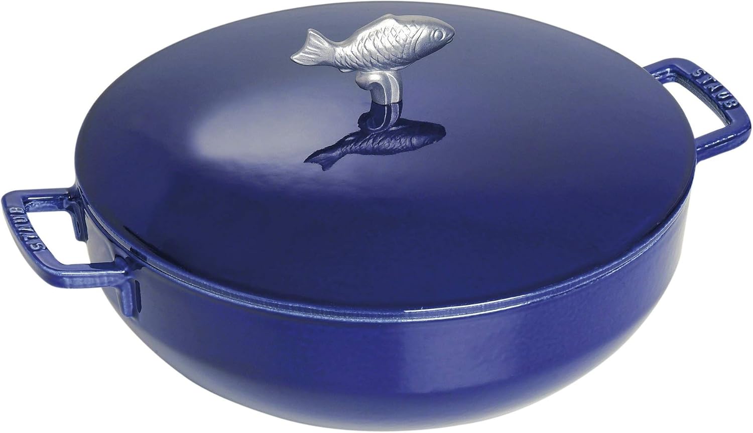 Staub Cast Iron 5-qt Bouillabaisse Pot - Dark Blue