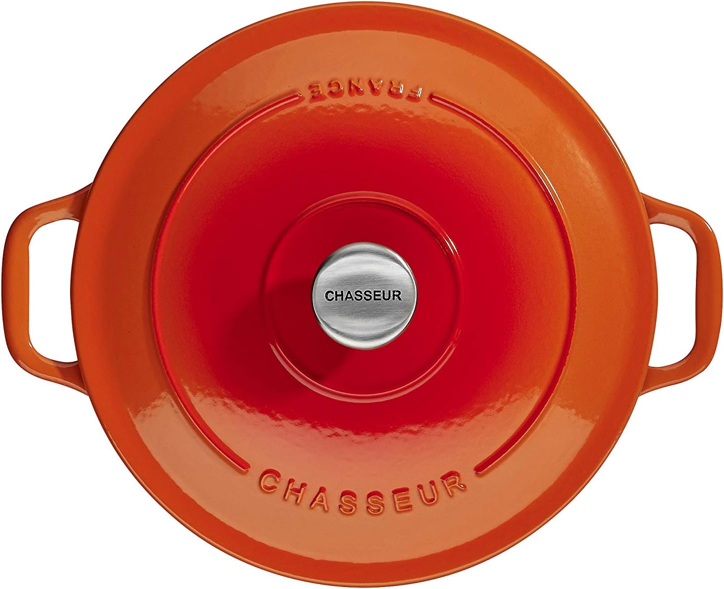 Chasseur Round Casserole, Flame, 22 cm, 3.0 Litre