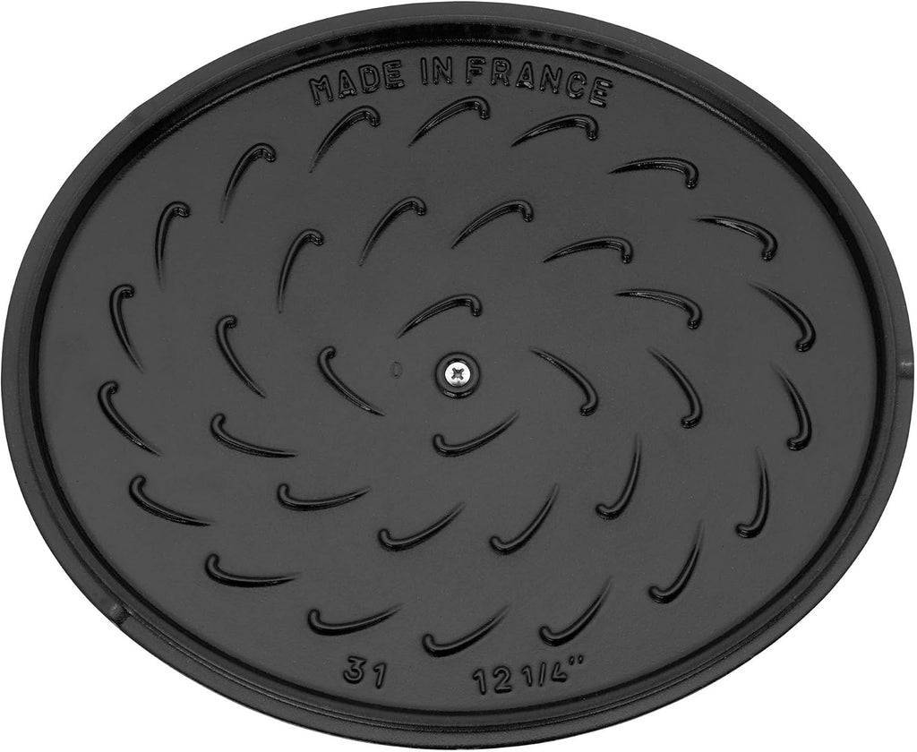 Staub Cast Iron 6.25-qt Shallow Oval Dutch Oven - Citron